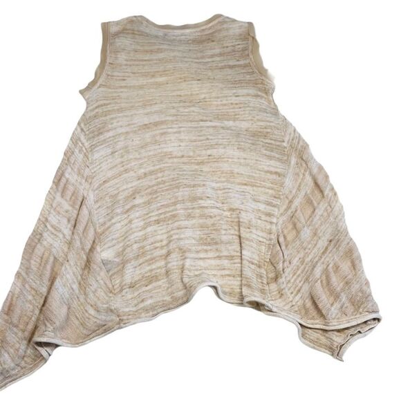 10/$25🦋 Simply Vera Vera Wang Oatmeal Asymmetrical Tank - Size XS - Picture 6 of 11